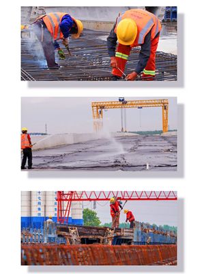 五一假期新洲重點工程建設如火如荼